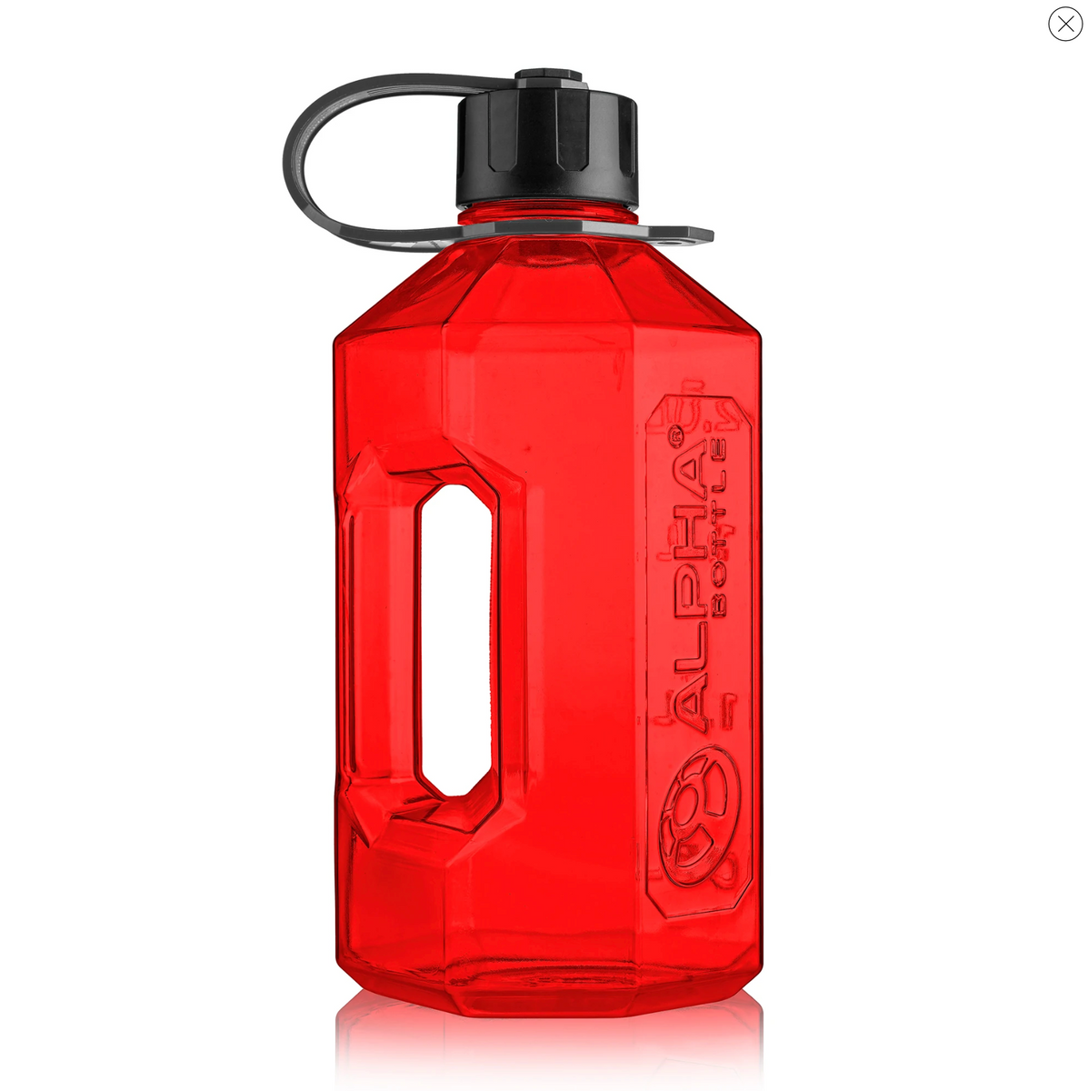 Alpha Bottle XXL - 2400ml Water Jug/Gym Bottle - BPA Free (Smoke Black)