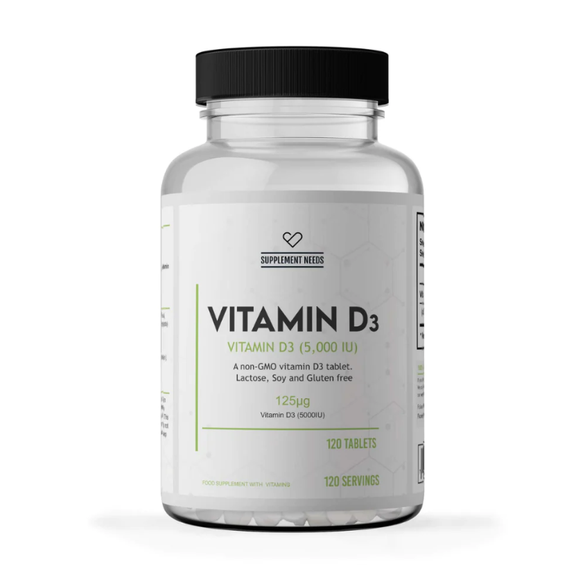 SUPPLEMENT NEEDS VITAMIN D3 - 120 TABS