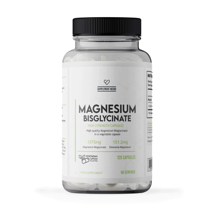 SUPPLEMENT NEEDS MAGNESIUM BISGLYCINATE - 120 capsules